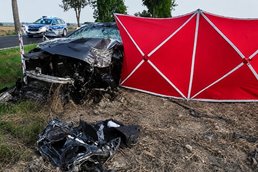 Tragiczny wypadek w Longinówce. Nie żyje 22-letnia kobieta