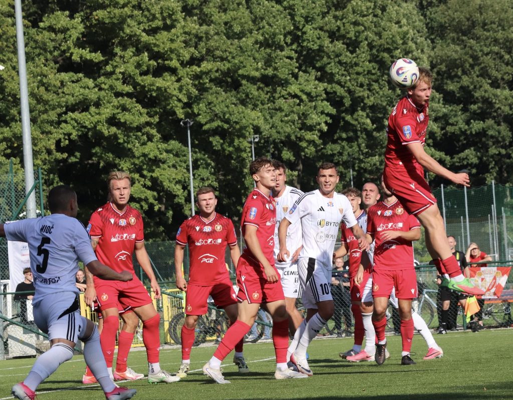 Widzew II Łódź w meczu z Polonią Bytom w Pucharze Polski
