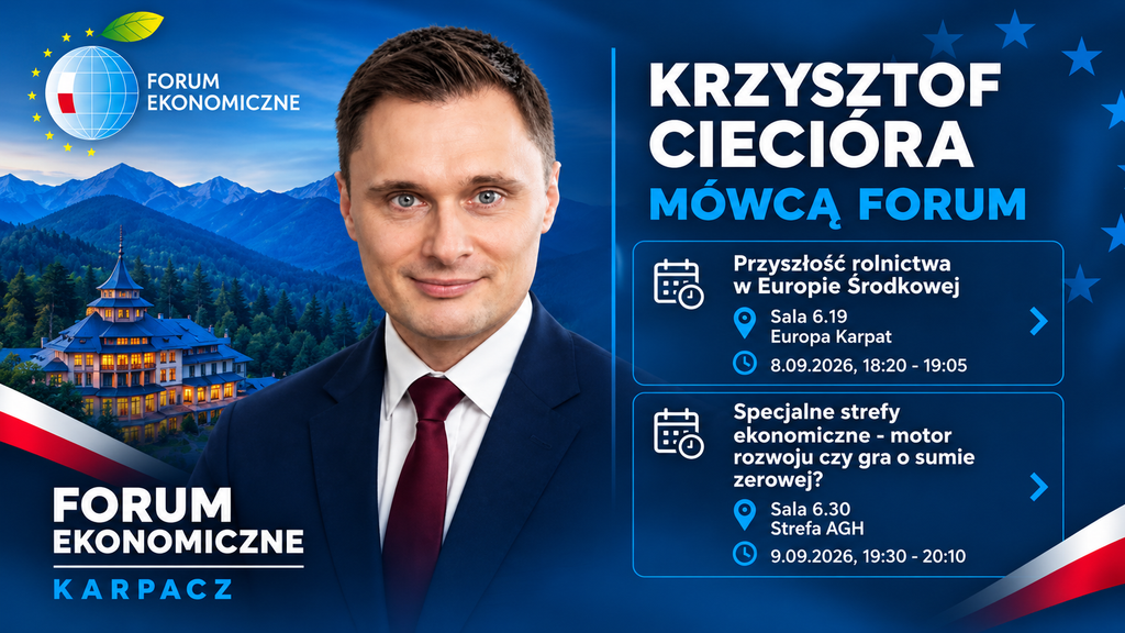Krzysztof Ciecióra Forum Ekonomiczne w Karpaczu 2026