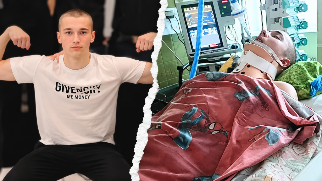 Filip z Piotrkowa Trybunalskiego przed i po tragicznym wypadku